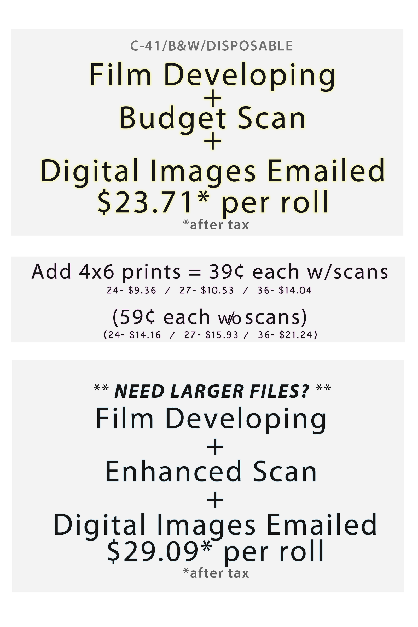 Film Developing by Mail - Photo & Film Processing Lab Carlsbad